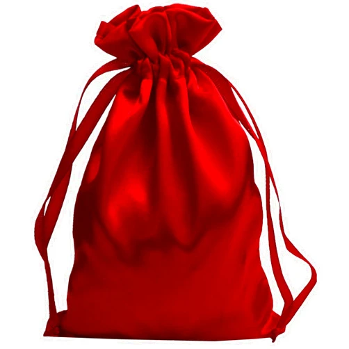 Gbateri 35 PCS Satin Gift Bag Drawstring Pouch Bags - Jewelry Fabric Drawstring Pouches - Baby Shower Bags - Christmas Gift Bags - Party Favor Bags for Wedding Favors Bridal Shower Birthday Candy(Red)