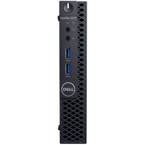 Dell Optiplex 3070 Micro MFF Desktop PC,Intel Core i5-9500T, 8 GB DDR4, 256GB SSD, WiFi, BT, USB Keyboard & Mouse, Windows 10 Pro (Renewed), Black