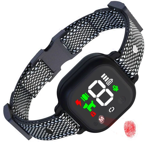 Yucca Dog Bark Collar with 3 Modes Sound/Vibration/Shock,IP67 Waterproof Rechargeable Automatic Anti Barking Collar with 8 Adjustable Sensitivity and Intensity for Small Medium Large Dogs