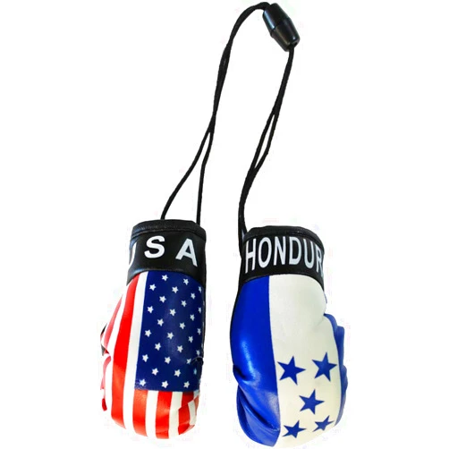 Flagline USA and Honduras - Mini Boxing Gloves
