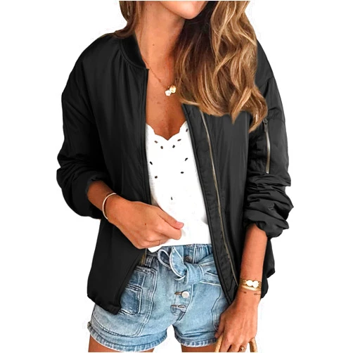 EVALESS Puffer Jackets for Women Zip Up Oversized Bomber Jackets Winter Outfits for Women Dressy Causal