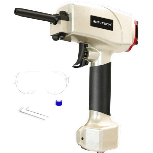 KEENTECH Pneumatic Nail Remover, Professional Heavy Duty Air Punch Nailer, Denailer Air Gun with Dual Safety Trigger for Straight and Bent Nail, 9-16 Gauge nail remover gun for Wood Workpieces, Pallet