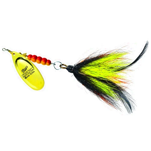 Mepp's Magnum Musky Killer - bktl, gold-blk,orng,ylw (MBM G-BOY)
