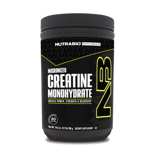 NutraBio Pure Creatine Monohydrate Powder Supplement, Unflavored, (300 g) - Supports Bulk Muscle Energy, Recovery, and Strength - HPLC Tested Pure Grade Creatine Powder Supplement for Men and Women