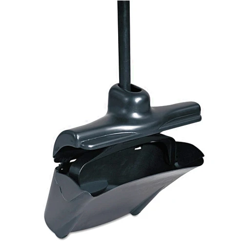 Rubbermaid 253200BLA Lobby Pro Dustpan w/Cover, 12.5