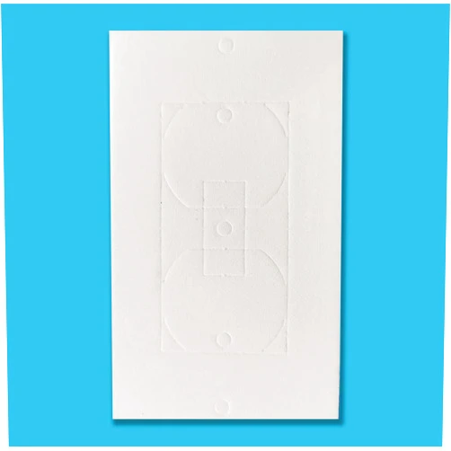 Yobayline Wall Outlet Insulation Gasket Wall Plate Foam Gasket Pads Energy Saving fire retardant 20-Pack