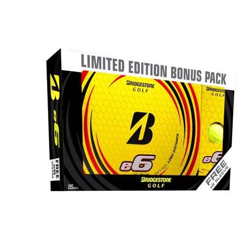 Bridgestone Golf BRIDGESTONE 2021 e6 Golf Balls (One Dozen), White