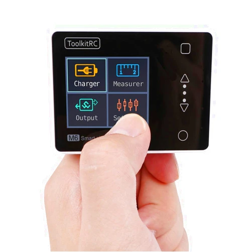 LowPriceBro ToolkitRC M6 150W 10A DC Battery Balance Charger Discharger for 1-6S Lipo LiHV Life Lion NiMh Pb Battery Balancer Cell Checker Servo Tester Black