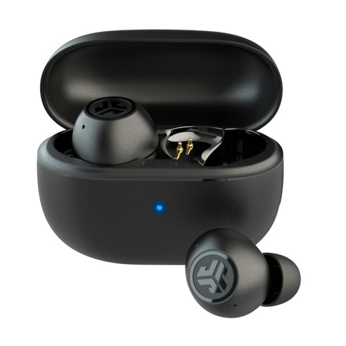 JLab Go Pop ANC True Wireless Earbuds & Charging Case, Black, Active Noise Cancelling, 10mm Drivers, Dual Connect, Customize Your Sound with App, Be Aware Mode, Compact Fit, Google Fast Pair