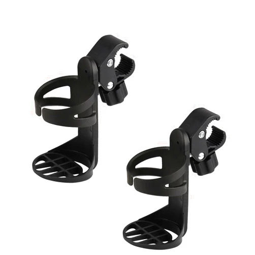 Accmor Stroller Cup Holder, Universal Cup Holder for Uppababy, Nuna, Doona Strollers, 360 ° Rotatable Bottle Holder for Stroller, Bike, Wheelchair, Walker, Scooter