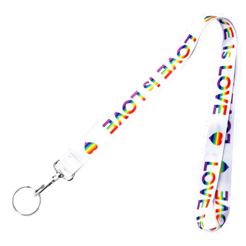 Fundraising For A Cause Colorful LGBTQ Flag Lanyard - Gay Pride LGBTQ Badge Holders for Pride Parades and Events