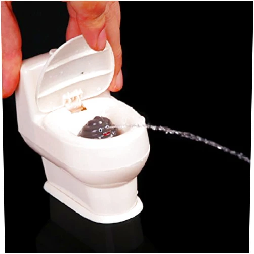 Cooplay Joke Toy Stool Toilet Seat Water Spray Trick Make Funny in Party Prank Funny Gag