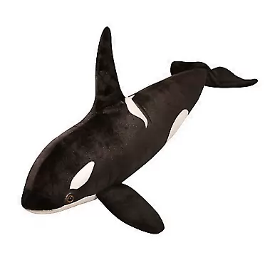YUZHINUO Simulation Killer Whale Plush Toys Stuffed Orcinus Orca Fish Doll Shark Cartoon Soft Sleep Pillow Kids Girls Baby Funny Gift (19 inch)