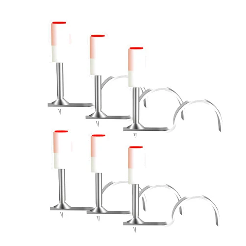 MyyYiTar 80pcs Manual Round Nails with Tube Clamp for Concrete Nailler Gun,7.3mm Dia.25mm Long Multi-Purpose Steel Nail Wall Kits,Fastening Cable Ducts/Water Pipe/Gas Pipeline（25mm-with 32mm Clamp）