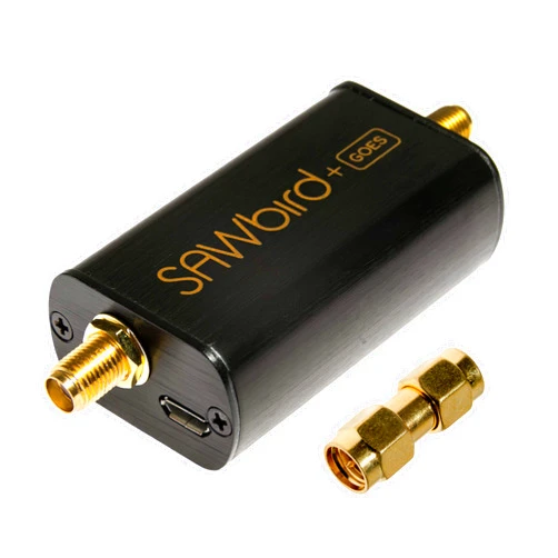 Nooelec Inc. NooElec SAWbird+ GOES - Premium Saw Filter & Cascaded Ultra-Low Noise LNA Module for NOAA (GOES/LRIT/HRIT/HRPT) Applications. 1688MHz Center Frequency