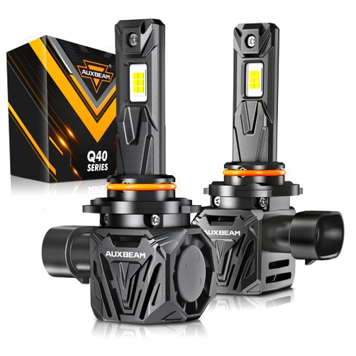 Auxbeam 2024 9005 HB3 Fog Light Bulbs, Wireless 9005 Powersports Bulbs, 6500K 120W 30000LM 800% Brighter 9005 Light Bulbs For UTV ATV Offroad Vehicles, Plug and Play