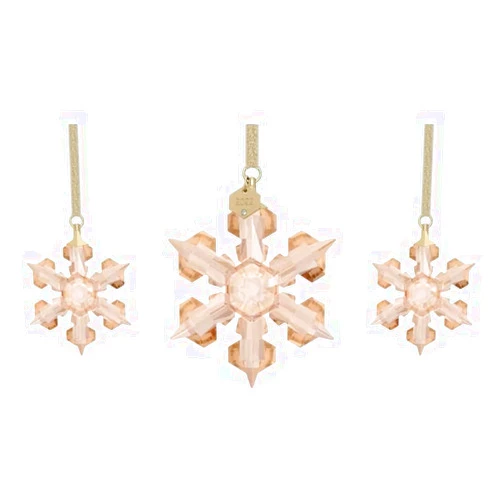 SWAROVSKI Festive Annual Edition 2022 Ornament Set Gold
