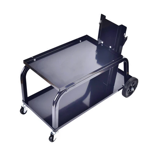 Aain Universal MIG Welding Cart, Rolling Welding Cart with Wheels for TIG MIG Welder, 110Lbs Capacity, Black