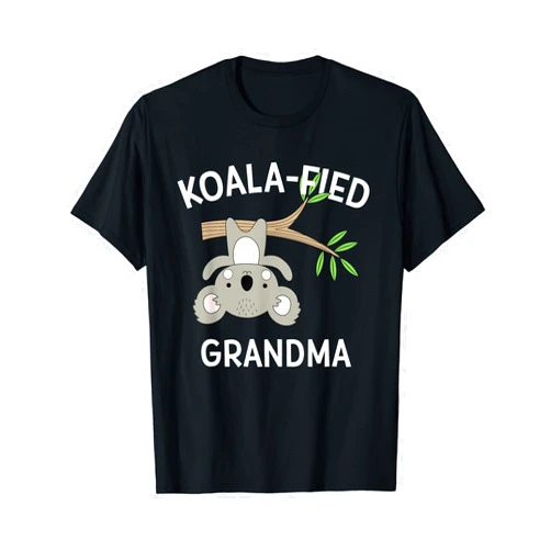 Cute Koala Gifts and Apparel Cute Grandma Gift Koala Pun Funny Sweet Announcement Present T-Shirt