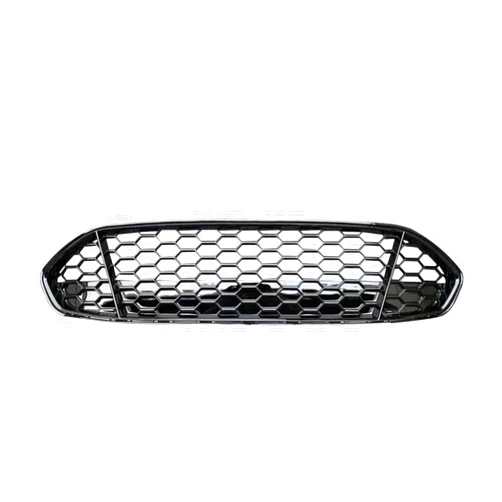 WERTYGGF Honeycomb Mesh Car Front Bumper Radiator Grille Compatible For Ford Fusion/Mondeo 2013 2014 2015 2016 Mesh Center Racing Grills