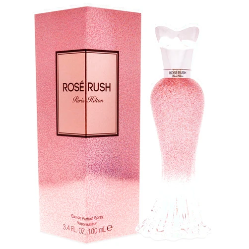 Paris Hilton Rose Rush Eau de Parfum Spray Perfume for Women | Floral and Fruity Fragrance | Notes of Papaya, Peony, Cedar, and White Musk | Feminine | Long-Lasting Scent | 3.4 Fl Oz