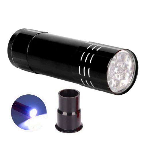 EVTSCAN Egg Tester LED Cool Light - Egg Candler Lamp Incubator for Duck Eggs Goose Eggs Crane Quail Eggs Bird Eggs(Black)