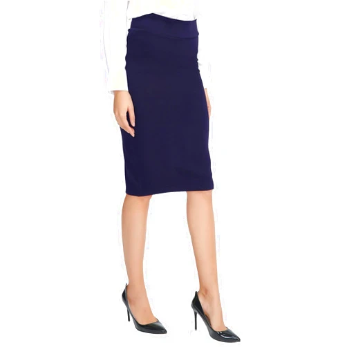 Urban CoCo Women's Elastic Waist Stretch Bodycon Midi Pencil Skirt