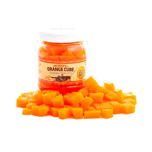 DBDPet Fluker's Orange Cube Complete Cricket Diet 6oz - Includes Attached Pro-Tip Guide