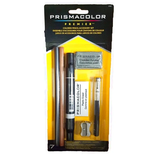 Prismacolor Premier Colored Pencil Accessory Kit with Blenders and Erasers, 7-Piece Set, Multicolor