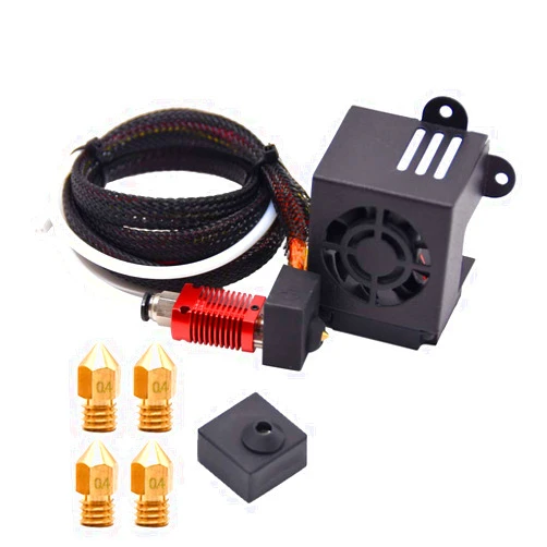 Creativity Full Assembled Ender 3 Hotend Upgraded Kit with Nozzles 3D Printer Parts Accessories Replacement for Ender 3s/ Ender 3 Pro 3D Printer