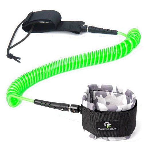 Gradient Fitness Ankle Surfboard Leash, Leash for Boogie Boards, Paddle board (SUP) & Surf boards