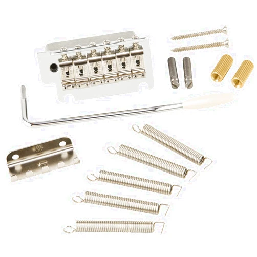 Zoundhouse Fender Deluxe Series 2 Point Tremolo Assembly, Chrome