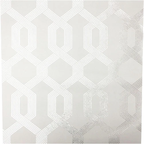 York Wallcoverings Y6221204 Mid Century Viva Lounge Wallpaper, Grey/Silver