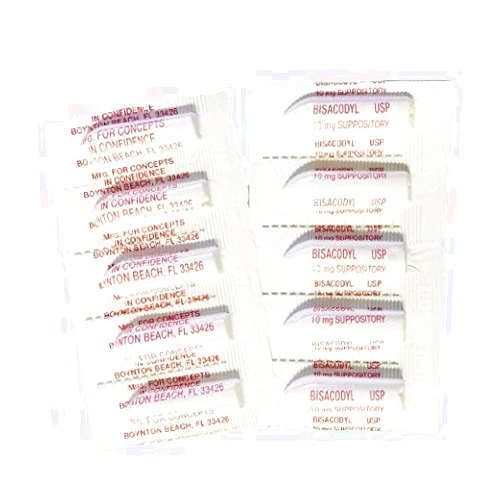 CONCEPTS IN CONFIDENCE The Magic Bullet Suppository for Constipation - Pack of 10