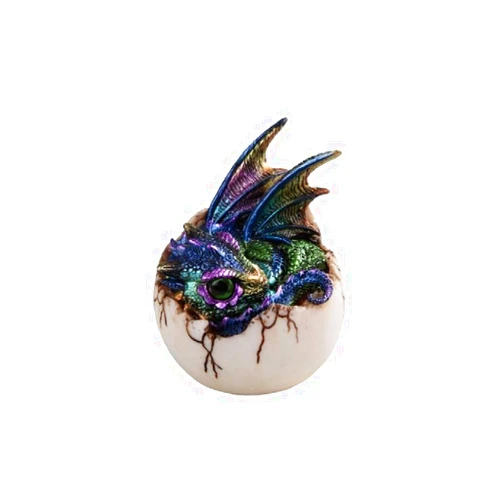 Paykoc Imports GSC 71758 4 Inch Dragon with Egg Figurine, Purple