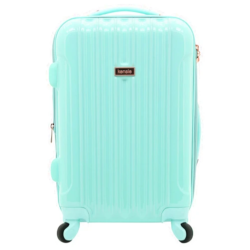 kensie Women's Alma Hardside Spinner Luggage, Expandable, Opal, Carry-On 20-Inch