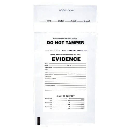SECUR-PAK 100pk Evidence Bags, 6