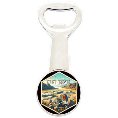 R and R Imports Fort Irwin California Travel Destination Souvenir Magnetic Bottle Opener