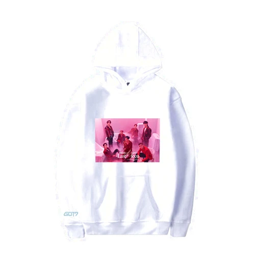 Xkpopfans Kpop GOT7 Hoodie Breath of Love : Last Piece Sweatshirt Jackson Mark JB Pullover