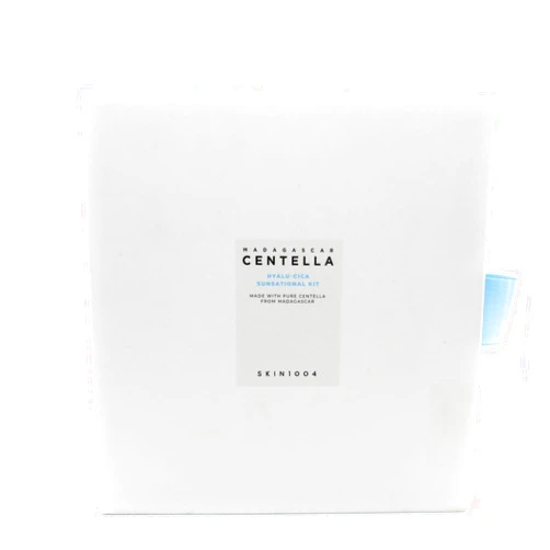 SKIN1004 SKIN 1004 - Hyalu Cica Sunsational Kit. Madagascar Centella Hyalu-Cica Silky-Fit Sun Stick X1 and Madagascar Centella Hyalu-Cica Water-Fit Sun Serum Mini X2 korean gift set