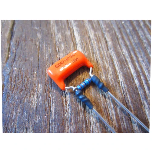 Buhr Electronics Treble Bleed/Volume Mod, Orange Drop 716P .001 µF w/ 150 kΩ Metal Film Resistor