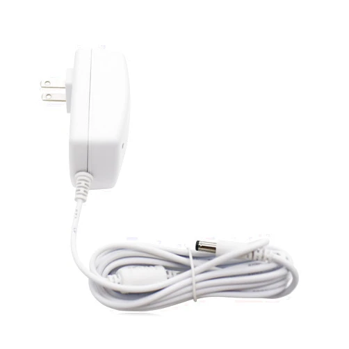 PDEEY 12V 3A Power Supply for Neon LED Light Strip, CCTV Security Camera - AC/DC Adapter, 10 Feet Charger Cord, 5.5mm X 2.1mm Barrel Plug, White
