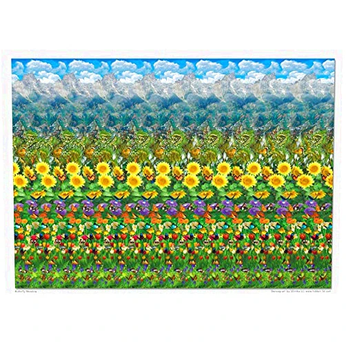 Hidden-3D Butterfly Meadow 18