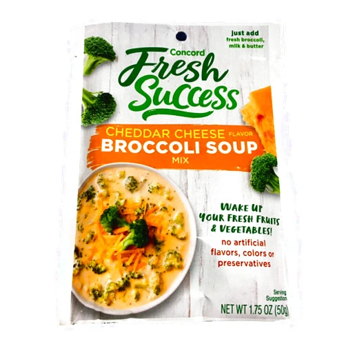 Concord Global Trading Concord Broccoli Cheese Soup Mix, 1.75-Ounce Pouches (Pack of 18 )