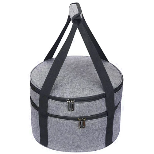 CHENGDE Double Decker Casserole Carrier for Hot or Cold Food,Pie Carrier,Casserole Carrier,Casserole Dish Carrying Case,Insulated Food Warmer Bag for Picnic