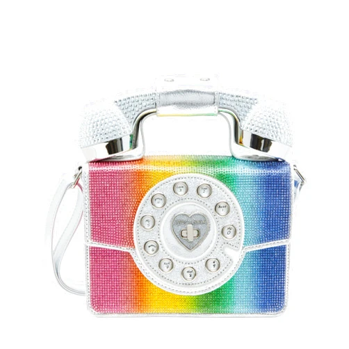 Betsey Johnson Rainbow High Phone Bag