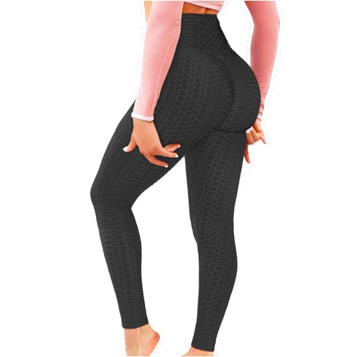 AIMILIA Butt Lifting Anti Cellulite Leggings for Women High Waisted Yoga Pants Workout Tummy Control Sport Tights