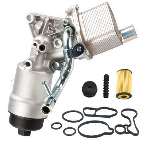 BLCYANUE Engine Oil Cooler Filter Housing Compatile with Buick Encore 2013-2021,for Chevrolet Cruze 2011-2015,Cruze Limited 2016,Sonic 2012-2020,Trax 2013-2021 1.4L Turbo 55566784