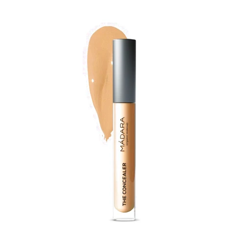 Madara MÁDARA Organic Skincare | Luminous Perfecting Concealer 35 HONEY – 4ml, Dewy finish, With hyaluronic acid, Natural concealer for dark circles and blemishes, Vegan, COSMOS natural certified.