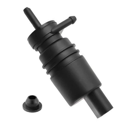 SSNNUU Windshield Washer Pump Replacement OEM#67128362154,67128377612 with Grommet,Windshield Wiper Pump Compatible with Audi BMW Chevrolet Chrysler,Standard Windshield Washer Fluid Pump(for Audi)